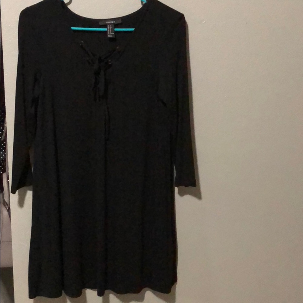 Black casual dress forever 21